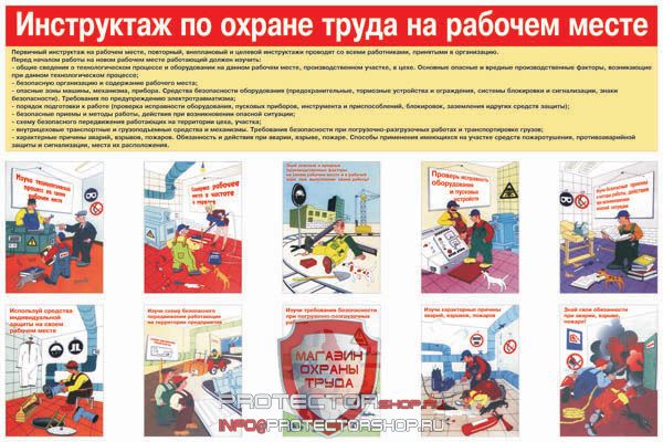 Плакаты по охране труда и технике безопасности купить в Севастополе